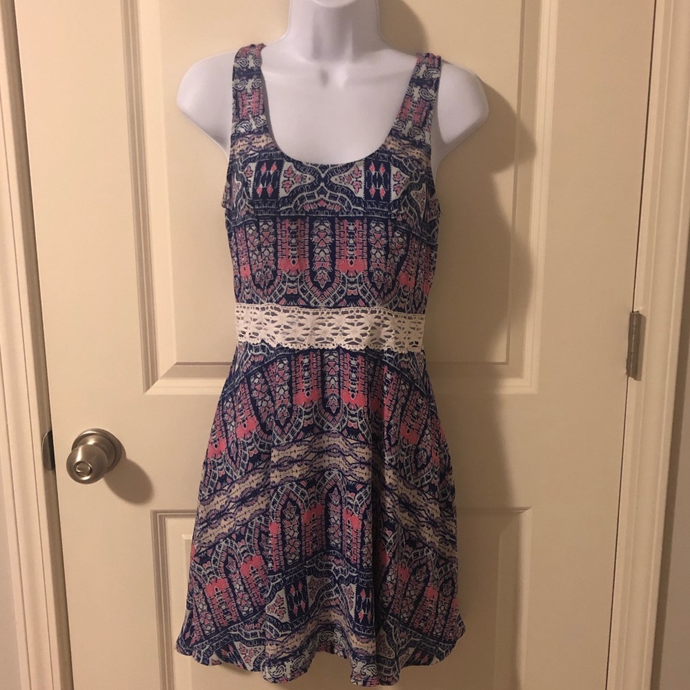 Design Lab Lord & Taylor printed dress